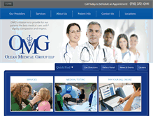 Tablet Screenshot of oleanmedicalgroup.com